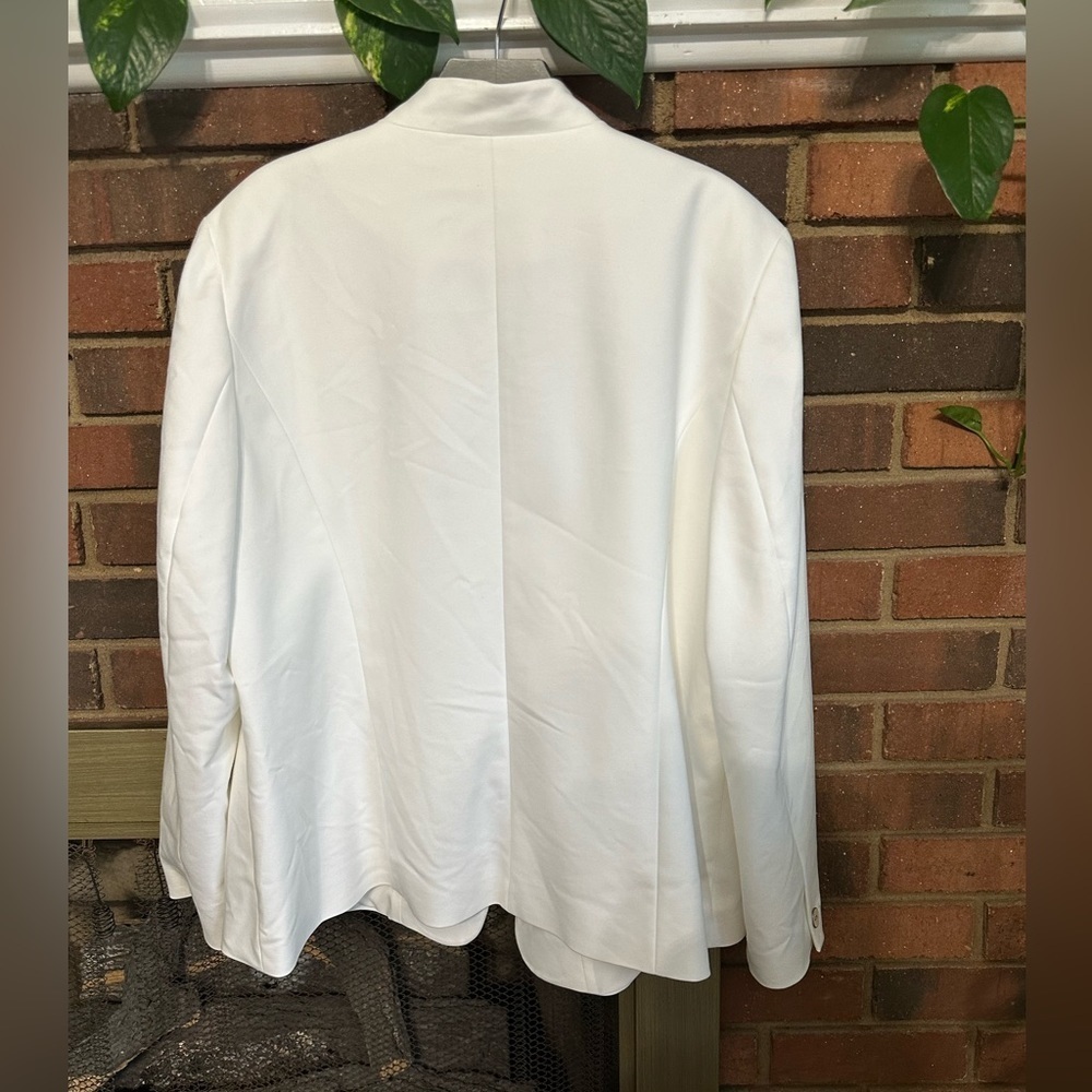 🔥NWT 4% Spandex comfortable open front no button Blazer jacket Chico’s Size 3 - Picture 11 of 13